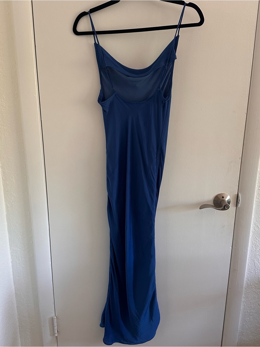 Free People Women's Day To Night Convertible Slip Midi Dress Bella Blue Small